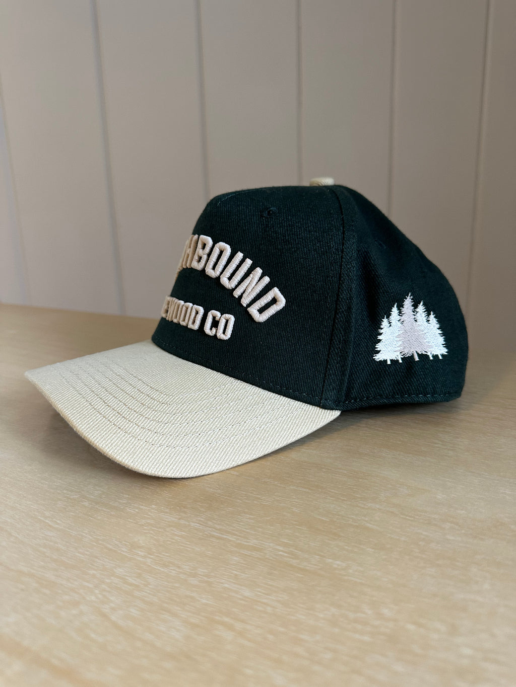 Vintage Two-Tone Hat – Hunter & Khaki